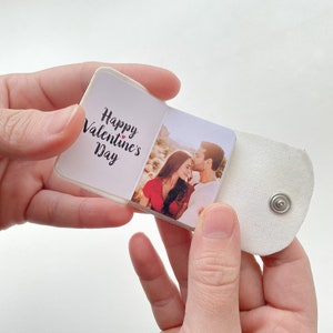 Mini Photo Album Keychain Mother Daughter Gift, Personalized Gifts for Mom, Mothers Day Gift, Valentines Day Gift for Him image 2