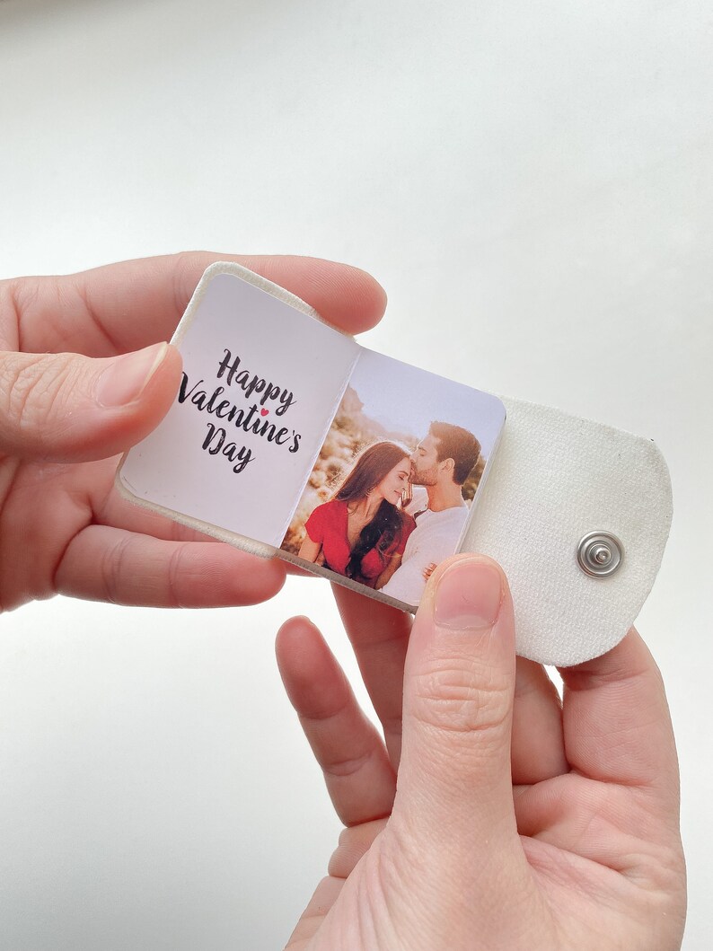 Mini Photo Album Keychain Mother Daughter Gift, Personalized Gifts for Mom, Mothers Day Gift, Valentines Day Gift for Him image 2