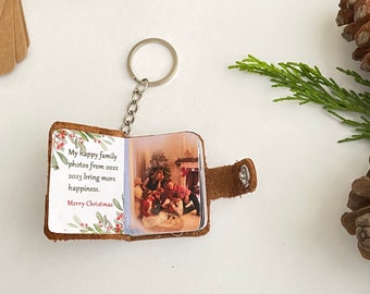 Personalized Mini Photo Keychain - Couples Gift for Boyfriend, Anniversary Gifts Couples, Personalized Gift, Valentines Day Gift for Him
