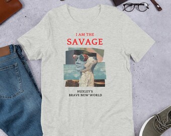 Aldous Huxley | Huxley | Aldous | Brave New World | Savage | The Savage Unisex t-shirt