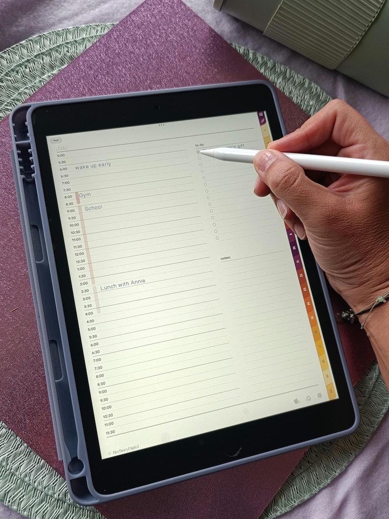 Digital Notebook for iPad (GoodNotes): Hyperlinked Note-Taking PDF with 20 Tabs & 92 Templates image 16