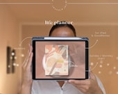 Boho Digital Life Planner for iPad: Two-Page, Undated, Daily, Weekly, Monthly, Customizable Widgets (GoodNotes)