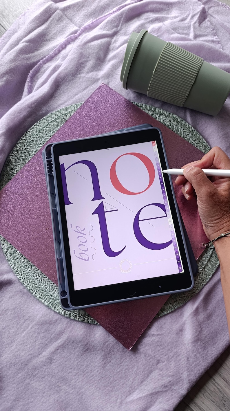 Digital Notebook for iPad (GoodNotes): Hyperlinked Note-Taking PDF with 20 Tabs & 92 Templates image 14