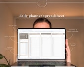 Spreadsheet Planner for Google Sheets & Excel: Life Planner | Time Tracker | Daily, Weekly, Monthly Schedule