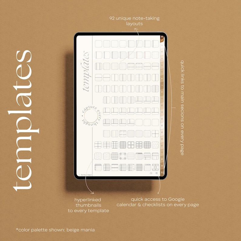 Samsung Notes Digital Notebook - Hyperlinked, Android Friendly, 20 Tabs ...