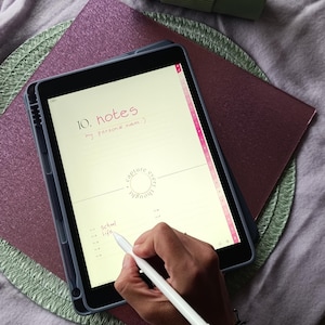 Digital Notebook for iPad (GoodNotes): Hyperlinked Note-Taking PDF with 20 Tabs & 92 Templates image 13