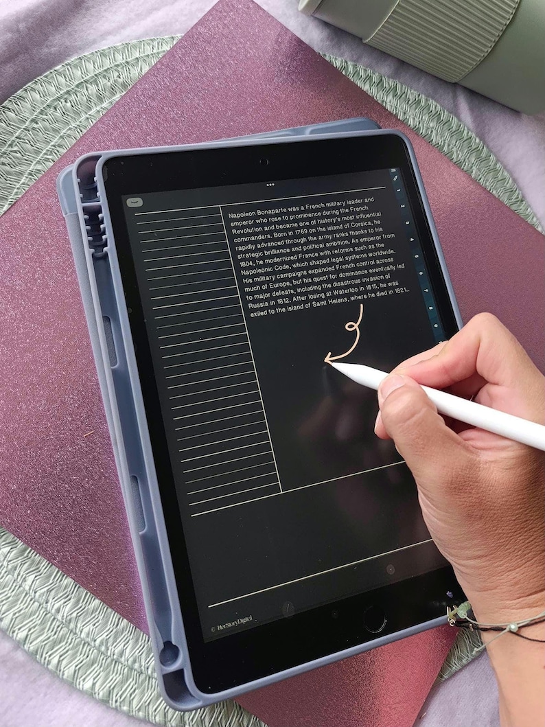 Digital Notebook for iPad (GoodNotes): Hyperlinked Note-Taking PDF with 20 Tabs & 92 Templates image 15