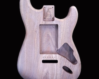 AC Strat-stijl walnoothouten body - C000177