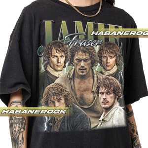 Limited Jamie Fraser Vintage T-Shirt, Gift For Women and Man Unisex T-Shirt