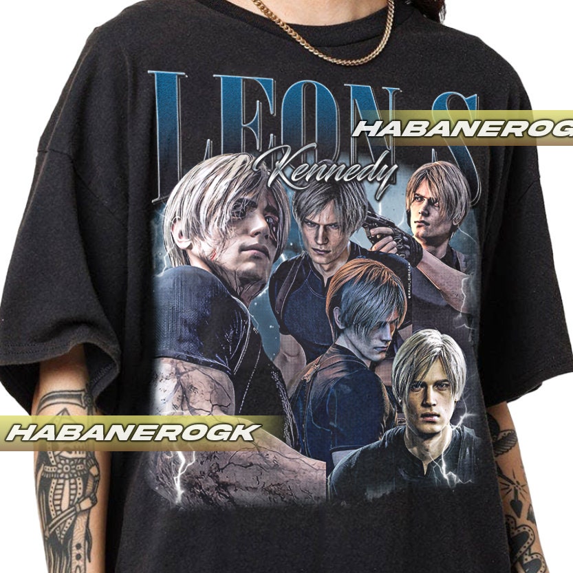 Limited Leon S Kennedy Vintage T-Shirt, Gift For Women and Man Unisex T-Shirt