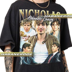 Beperkt vintage T-shirt Nicholas Alexander Chavez, filmcadeau voor dames en heren T-shirt uniseks