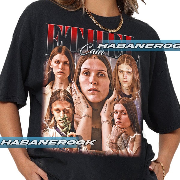 T-shirt Ethel Cain Preacher's Daughter - Album Merch - Noir Coton - Taille Personnalisable