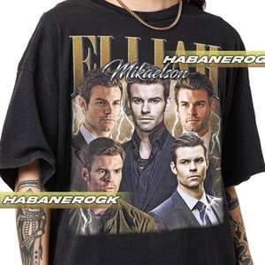 Camiseta unisex Camiseta vintage limitada de Elijah Mikaelson, Regalo para mujeres y hombres