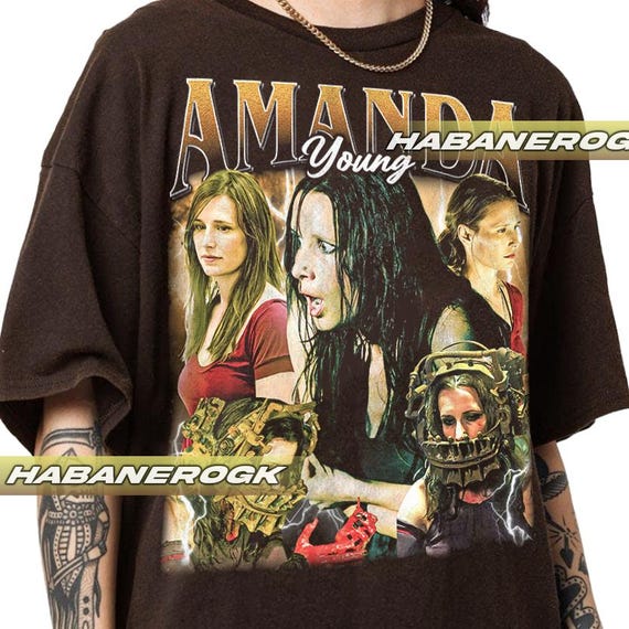 Limited Amanda Young SAW Vintage T-shirt, SAW Horror Movie Gift 