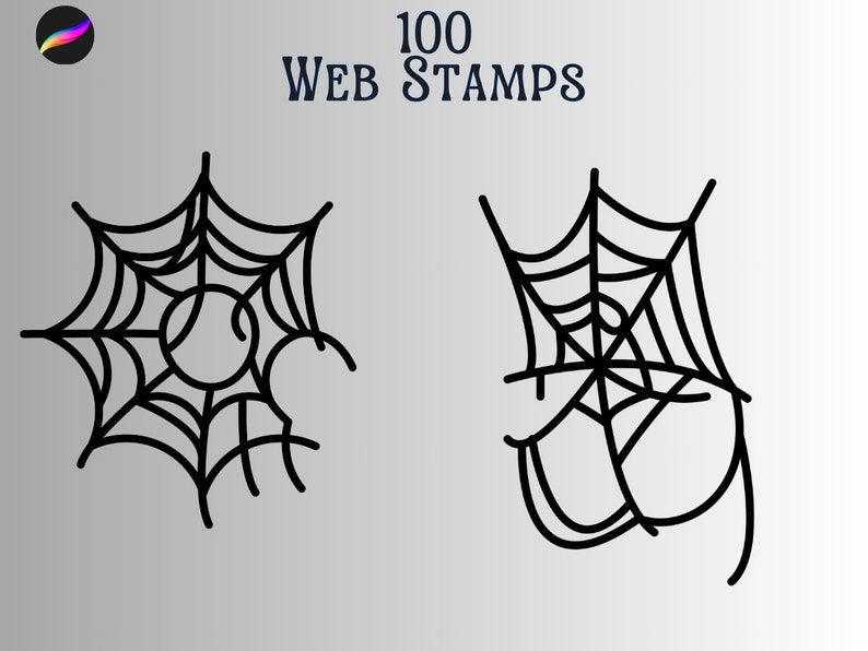 Procreate spider brushes