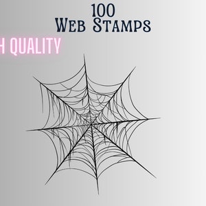 Procreate spider stamps