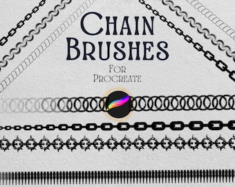 Chain Brushes for Procreate: Realistic Textures (Digital Download)