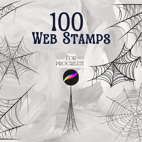 Procreate Web | 100 Web Stamps für Procreate