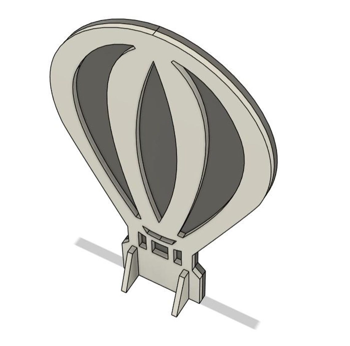 Hot Air Balloon Standee Laser Cut File • Svg Dxf Ai Eps Digital ...