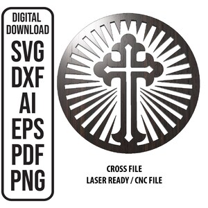 Fichier laser croisé Fichiers découpés au laser Fichier laser croisé 1 couche Fichier découpé au laser croisé Fichier DXF SVG croisé avec trou de montage, SVG ai dxf eps pdf png image 1