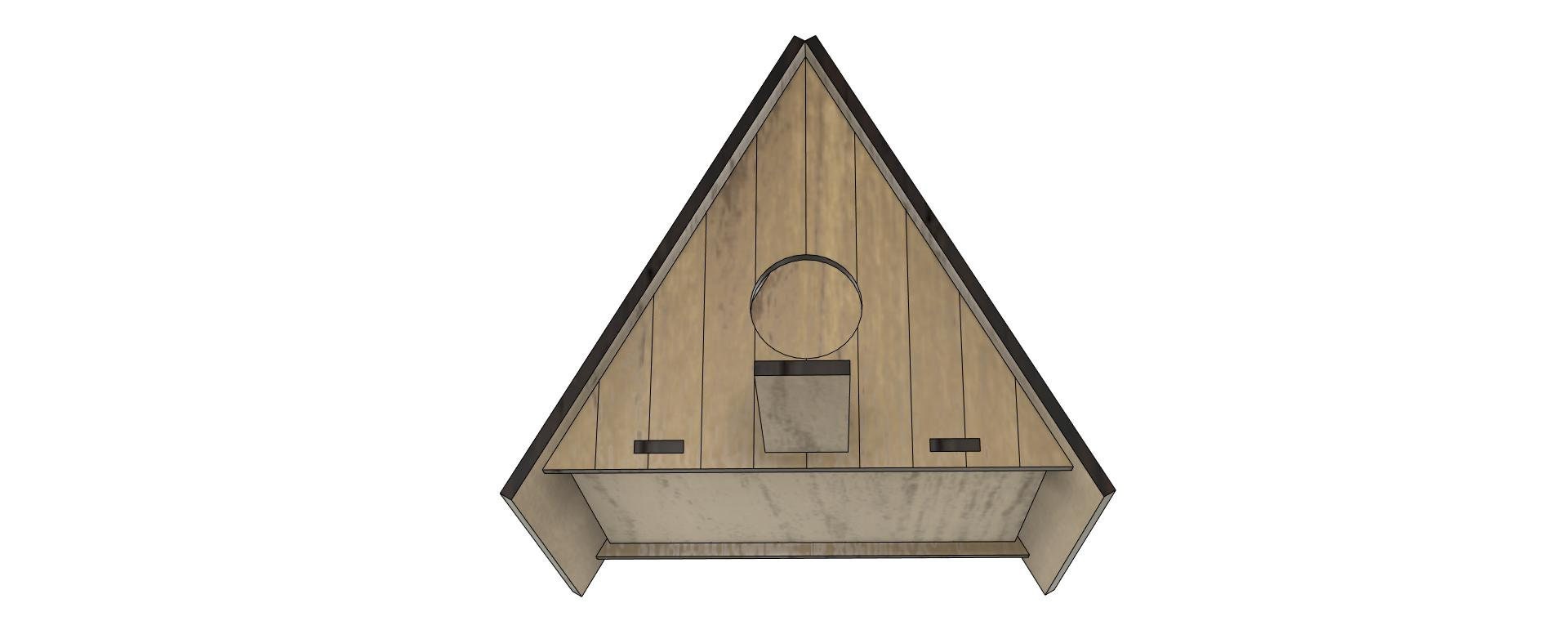 Triangular Bird House Triangular Bird House SVG Laser Cut File (digital Download) - Etsy