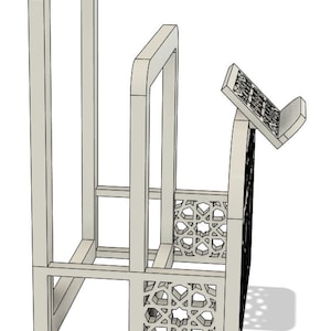 Support de coran, support de tapis de prière, support de support de tapis de prière, لى الصلاة fichier de découpe laser en téléchargement numérique SVG, ai, dxf, eps, pdf, png image 4