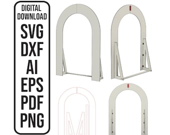 Wedding Arch Backdrop SVG CNC Plan (Digital Download)