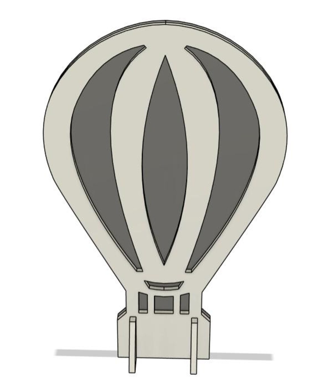 Hot Air Balloon Standee Laser Cut File • Svg Dxf Ai Eps Digital ...
