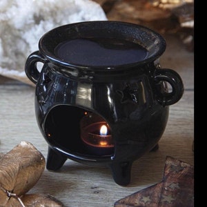 Cauldron Oil / Wax Burner - comes with free lavender oil