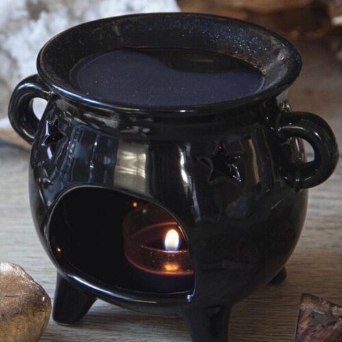 Cauldron Oil / Wax Burner Comes With Free Wax Melts Etsy UK