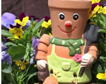 Personalised Flower Pot Man Planter