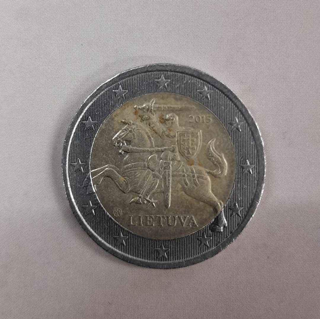 2 Euros Lietuvia Lithuania 2015 Etsy 2 Euros Lietuvia Lithuania 2015 Etsy
