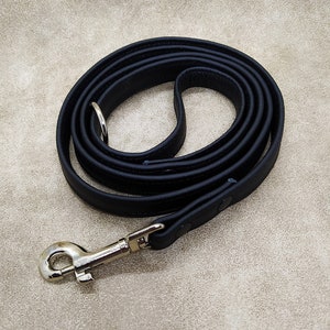 Leather leash adjustable or with hand loop