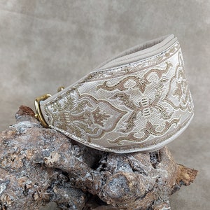 wide greyhound collar, leather collar, buckle collar, dog collar