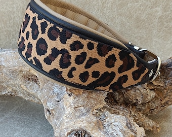 Leather collar, greyhound collar, buckle collar, dog collar