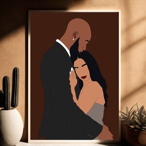 Black Love Art, black Love Wall Art, Black Couples Wall Art, Black Couple art, black Love, African Art, African Wall Art, Black Art Print