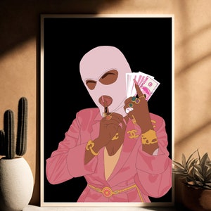 Black Woman Art, Black Girl Art, African Wall Art, Feminine Wall Art, Black Woman Wall Art, African Art, African Woman Wall Art, Black Art