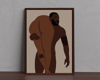 Black Love Art Print: African American Couple Poster