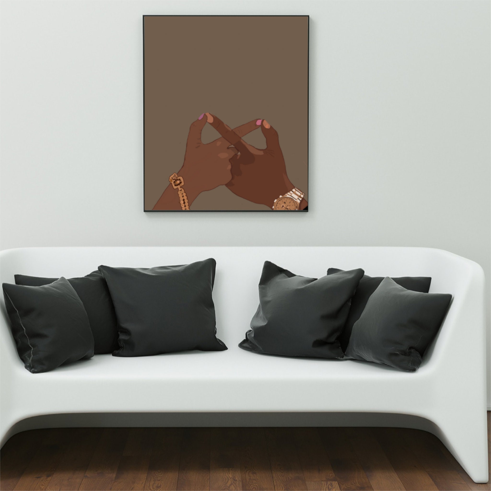 Black Love Art Black Love Wall Art Black Couples Wall Art Etsy