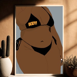 Black Woman Art, Black Girl Art, African Wall Art, Feminine Wall Art, Black Woman Wall Art, African Art, African Woman Wall Art, Black Art