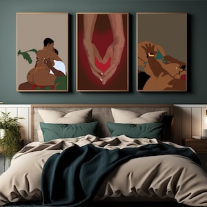 Black Love Art Print Set: African American Couples (Digital Download)