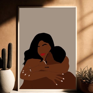 Black Love Art, black Love Wall Art, Black Couples Wall Art, Black Couple art, black Love, African Art, African Wall Art, Black Art Print