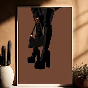 Arte de la mujer negra, arte de la niña negra, arte de la pared africana, arte de la pared femenina, arte de la pared de la mujer negra, arte africano, arte de la pared de la mujer africana, arte negro