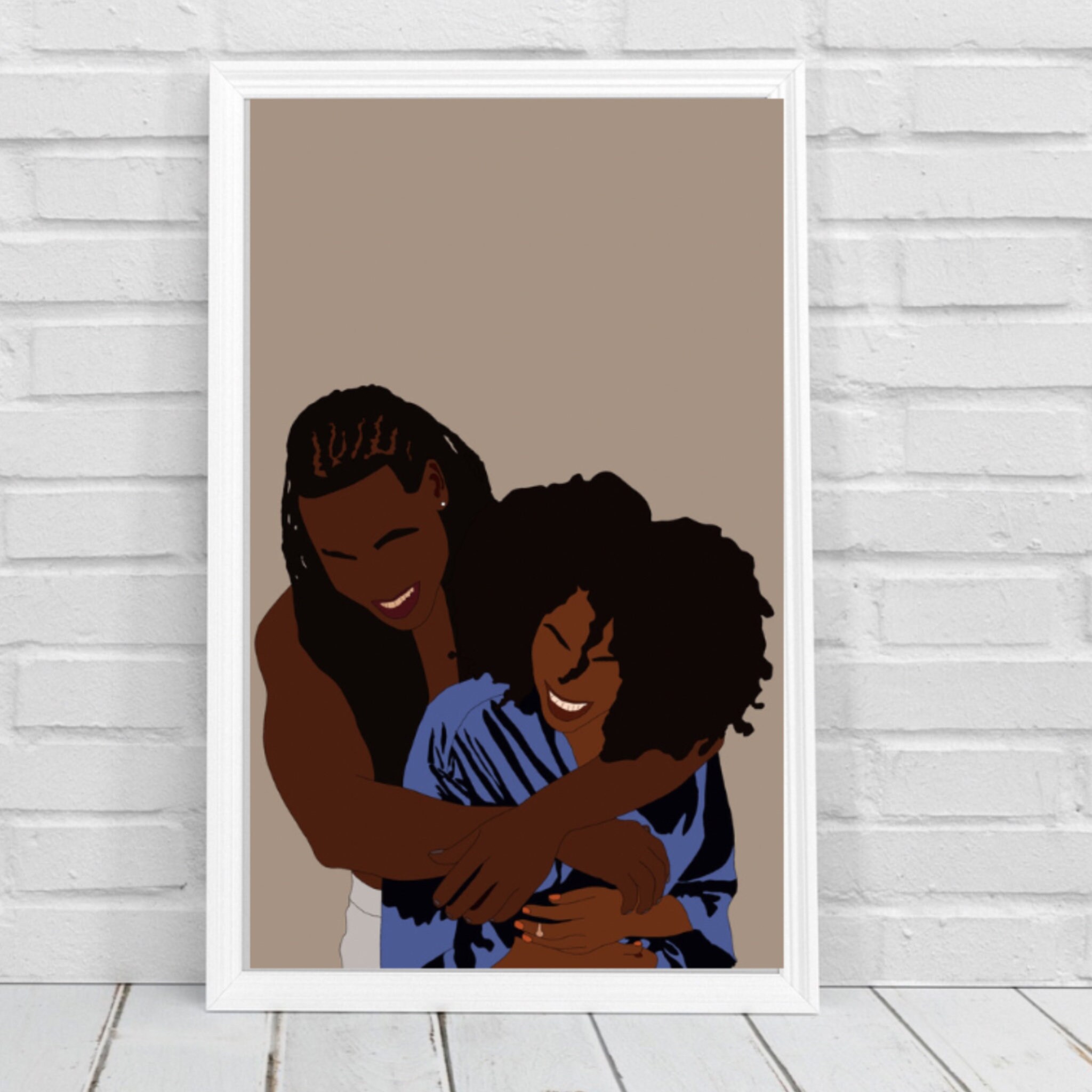 Black Love Art Black Love Wall Art Black Couples Wall Art Etsy