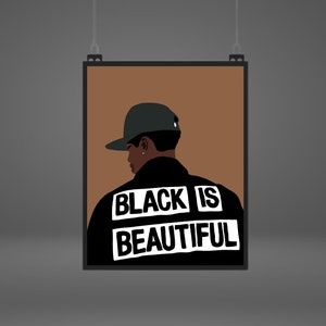 Black Man Art Poster: Afro Men Wall Decor (Digital Download)