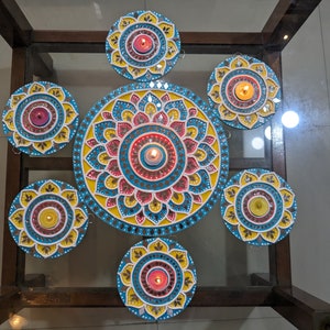 Lippan Art - Wall Art and Tealight candle holder