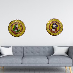 Punjabi Couple - Lippan Art