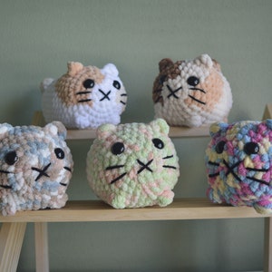 Chubby Cat and Calico Cat 2 in 1 Pattern Cat Loafs NO-SEW - Etsy