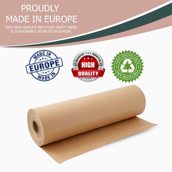 Kraft Paper Roll, Daily Kraft Paper Refills, Wrapping Paper Roll, Recycled  Paper, Eco Friendly, Daily Roller Kraft, Brown Butcher Paper Roll 