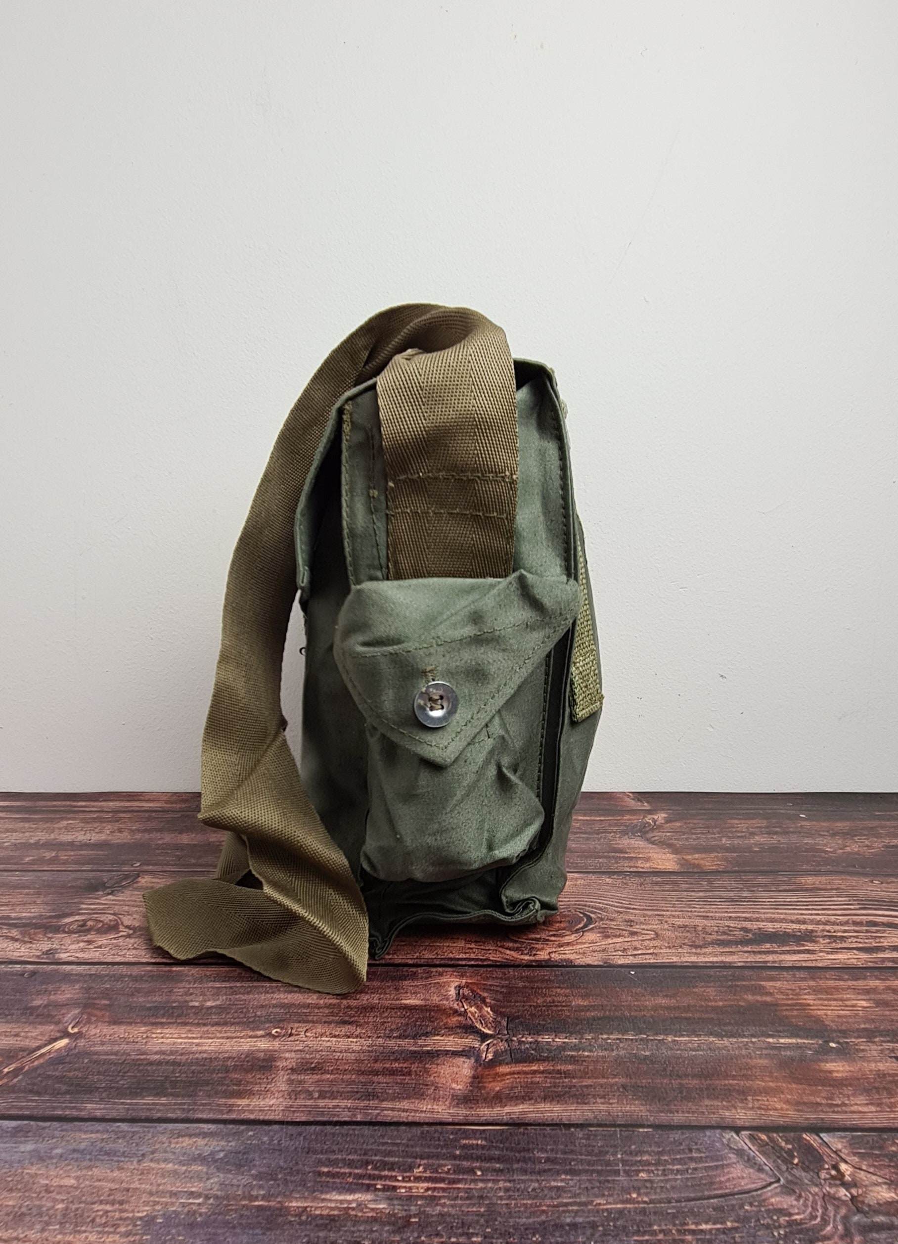 Vintage Polish Army Surplus Gas Mask Shoulder Bag Haversack Etsy